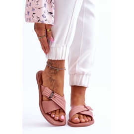 Papuci vegani parfumati ZAXY JJ285216 Nud roz 1