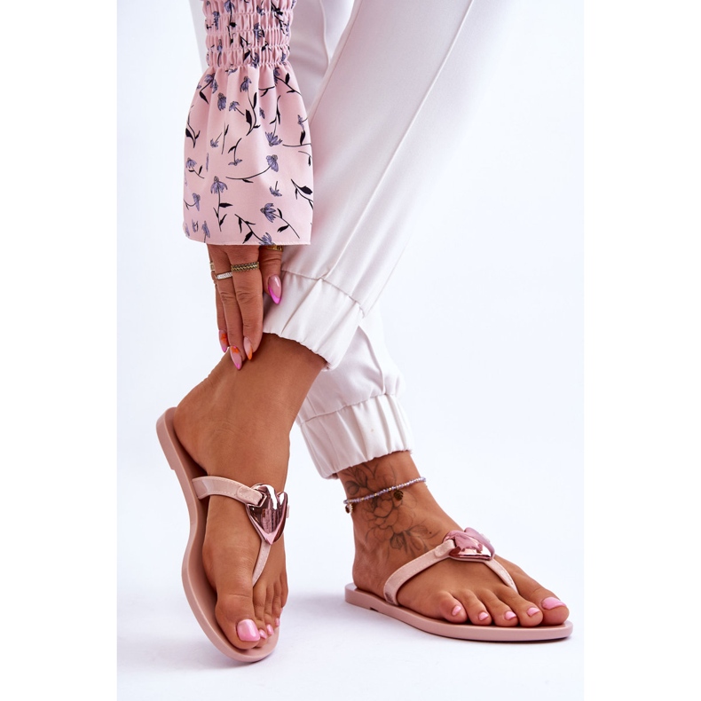 Flip-flops vegani de damă ZAXY JJ285032 Nude roz 2
