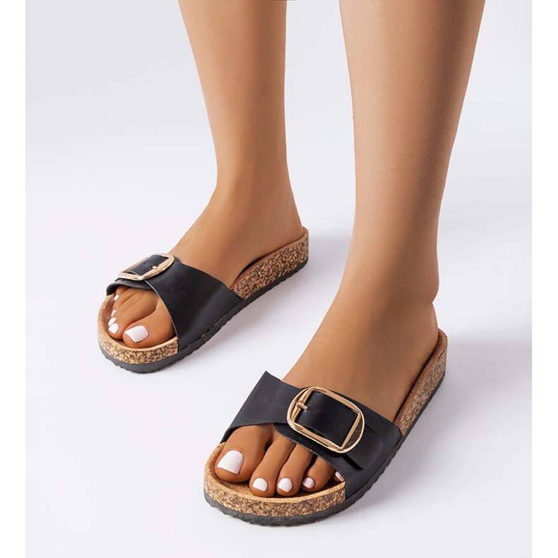 BM Glisoare Benoit negre cu cataramă negru 1