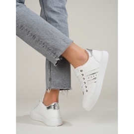 Pantofi sport clasici de dama alb Shelovet 2