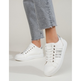 Pantofi sport clasici de dama alb Shelovet 1