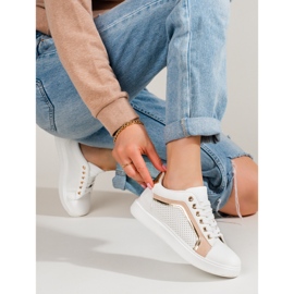 Pantofi sport clasici de dama alb Shelovet 2