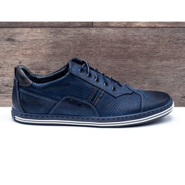 Polbut Pantofi casual pentru bărbați 1801P bleumarin albastru marin 1