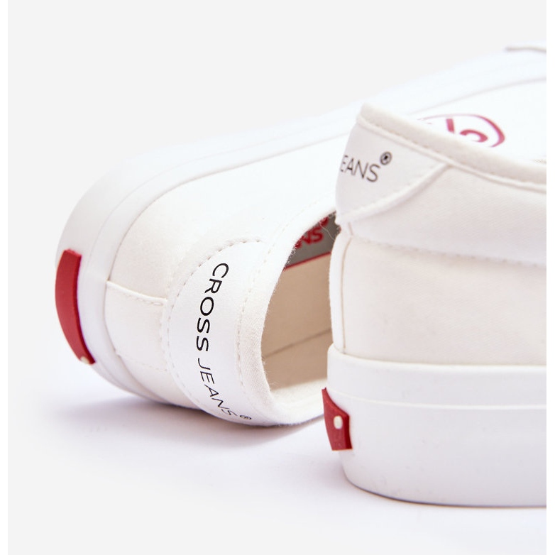 Pantofi de damă Cross Jeans Tesatura LL2R4043 Alb 2