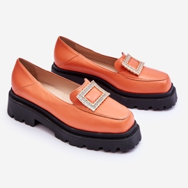 FILIPCZYK Mocasini confortabili din piele portocalie Agathe portocale 1 FILIPCZYK Mocasini confortabili din piele portocalie Agathe portocale 1