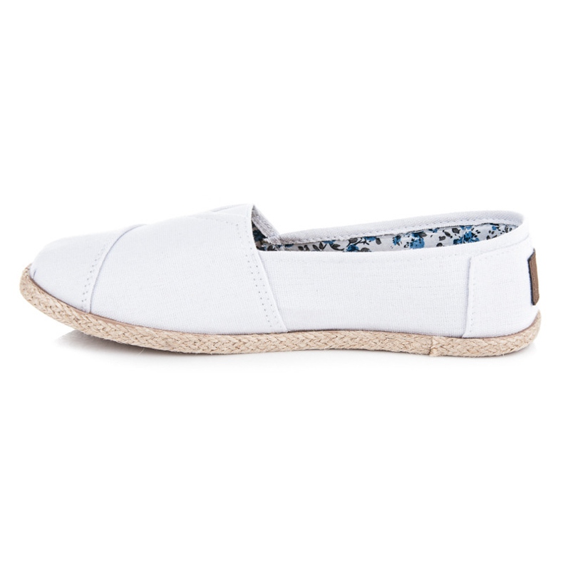 Mckeylor Slip pe espadrile alb 1