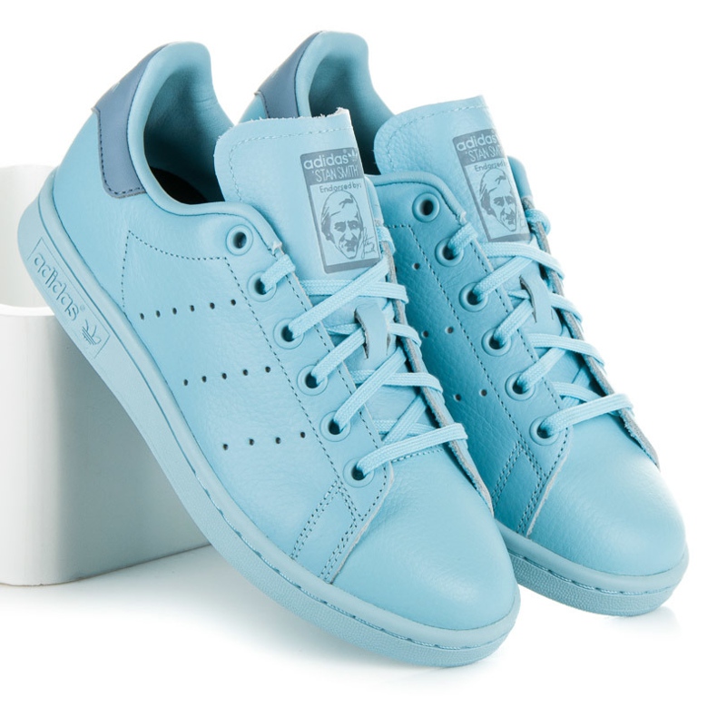 Adidas Stan Smith J. albastru 2