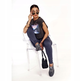 Adidași pentru femei Big Star Dark Grey DD274440 gri 1