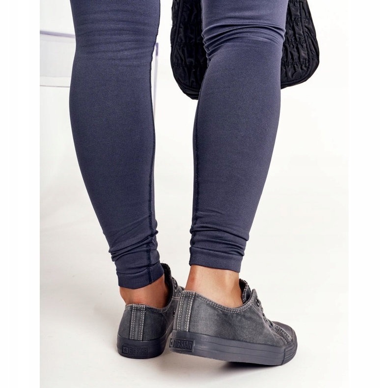 Adidași pentru femei Big Star Dark Grey DD274440 gri 4