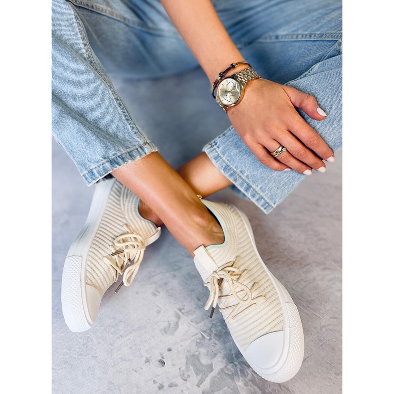 BM Tenisi sosete dama Bruni LT.BEIGE bej 2