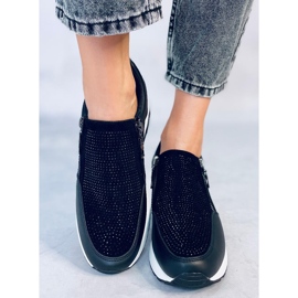 Tenisi Atwood Black cu pană negru 1