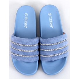 BM Tobogane cu stras Lynne Blue albastru 1