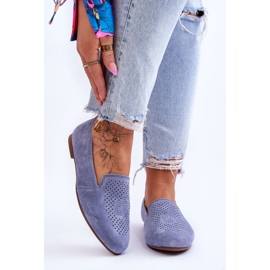 S.Barski Mocasini Giovana albastri, confortabili, din piele intoarsa albastru 2 S.Barski Mocasini Giovana albastri, confortabili, din piele intoarsa albastru 2