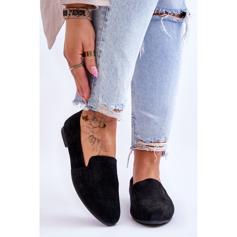 S.Barski Mocasini confortabili din piele intoarsa Negri Giovana negru 1 S.Barski Mocasini confortabili din piele intoarsa Negri Giovana negru 1