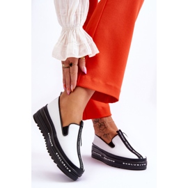 S.Barski Pantofi de damă din piele, albi Nathalie 2