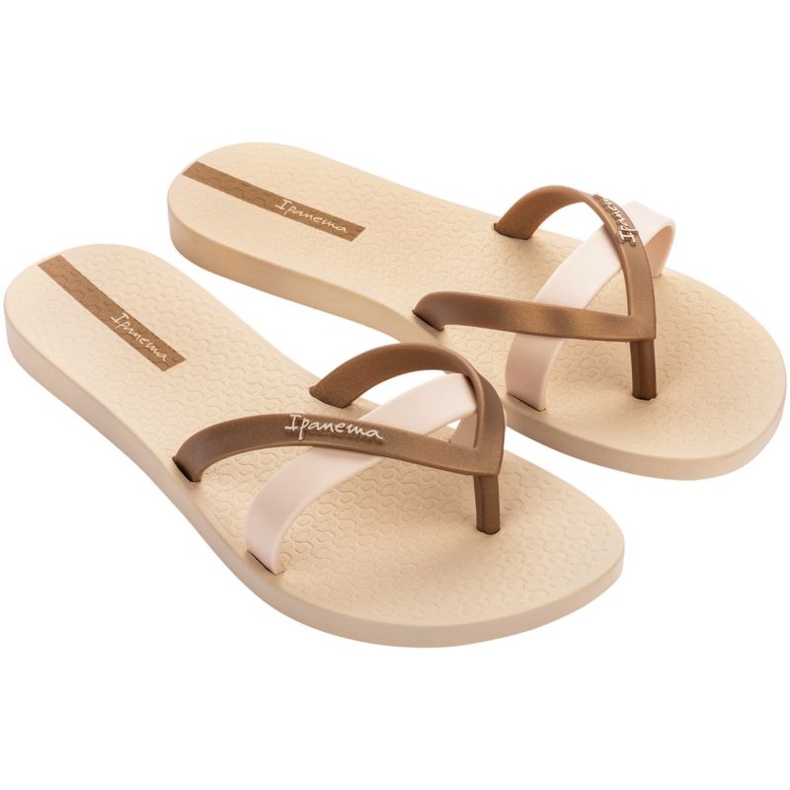 Ipanema Kirei Fem Flip Flops W 81805-AG219 bej de aur 1
