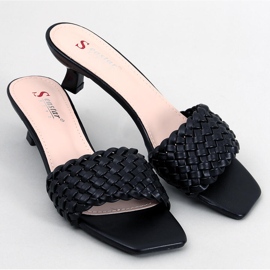 Sandale cu toc jos de la Arritola Black negru 1