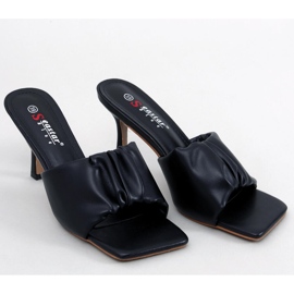 Seastar Devon Sandale negre cu toc stiletto negru 1 Seastar Devon Sandale negre cu toc stiletto negru 1