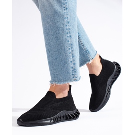 Pantofi sport din material textil negru Shelovet 2 Pantofi sport din material textil negru Shelovet 2