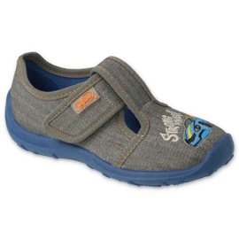 Pantofi copii Befado 010X024 albastru gri 1
