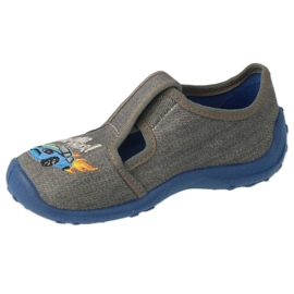 Pantofi copii Befado 010X024 albastru gri 2