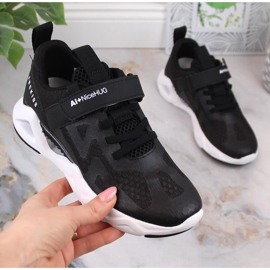 Atletico Pantofi sport pentru copii cu velcro negru AbcKids B022302001 1 Atletico Pantofi sport pentru copii cu velcro negru AbcKids B022302001 1