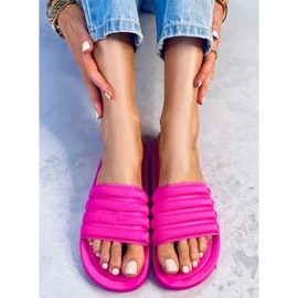 Papuci dama Minno Fuchsia roz 2