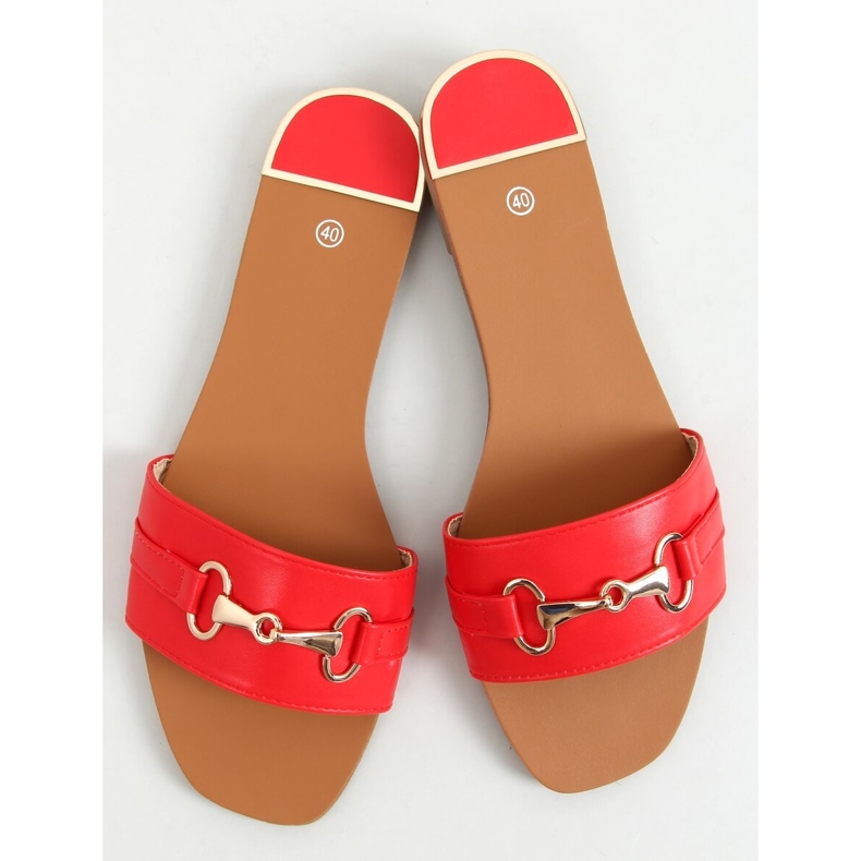 Galerie Papuci roșii de damă roșu 1 Galerie Papuci roșii de damă roșu 1