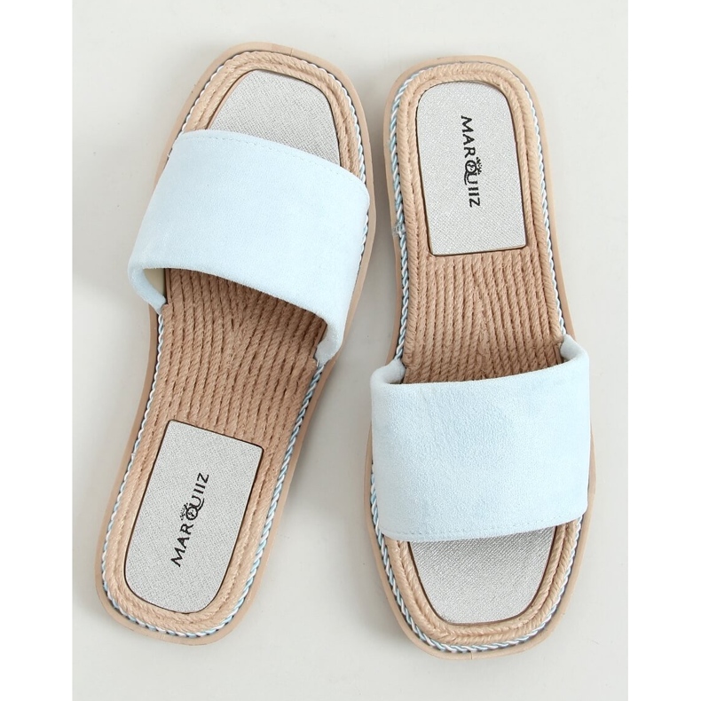 Papuci dama din piele intoarsa Daniels Blue albastru 1