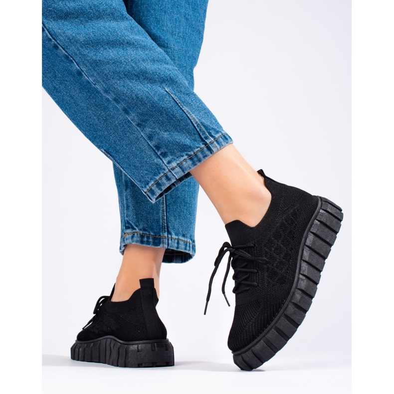 Pantofi sport Shelovet de dama negru 1