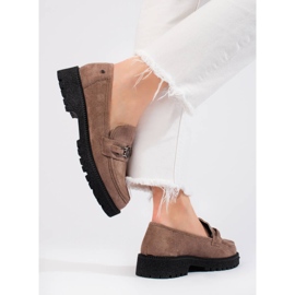 W. Potocki Mocasini de dama din piele intoarsa Potocki bej inchis 2 W. Potocki Mocasini de dama din piele intoarsa Potocki bej inchis 2