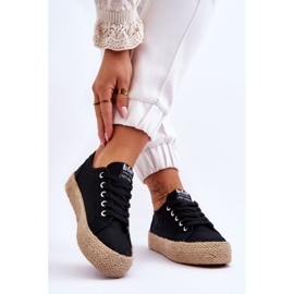 Pantofi împletit la modă Lee Cooper LCW-23-31-1797L Negru 2