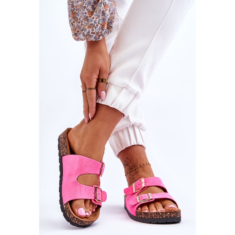 Slip-On Cork Talpi dama roz neon Cortina 2