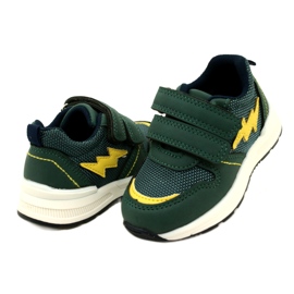 Evento Pantofi sport pentru băieți pentru Velcro 23DZ23-5916 Green verde 4