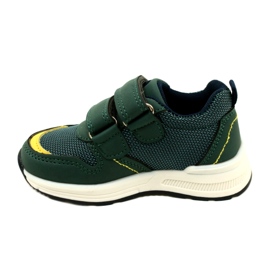 Evento Pantofi sport pentru băieți pentru Velcro 23DZ23-5916 Green verde 2