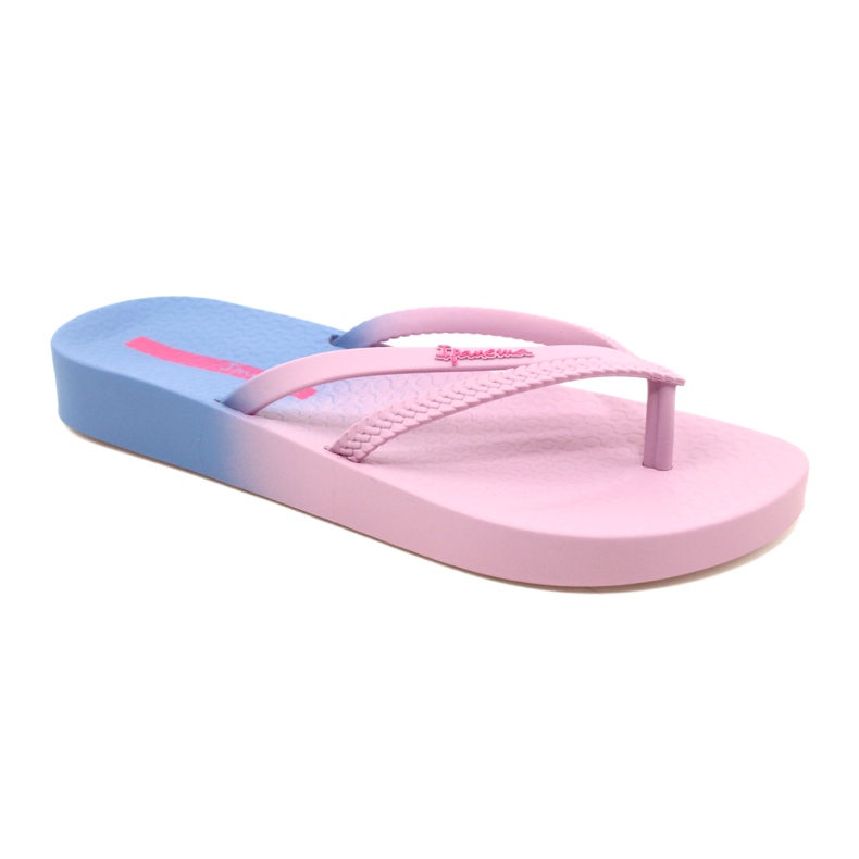 Flip-flops pentru femei Ipanema de agrement 83385 AJ183 Pink-Blue roz 1