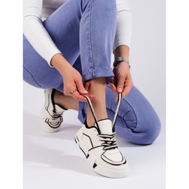 Tenisi albi Shelovet de damă 1