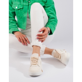 Adidași de damă Shelovet bej 2