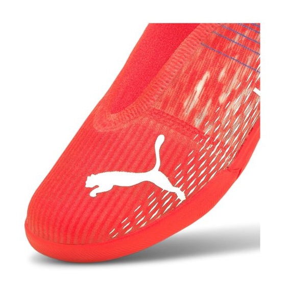 Ghete de fotbal Puma Ultra 3.3 It Jr 106591-01 multicolor portocale si rosii 1