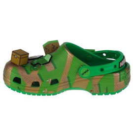 Crocs Elevated Minecraft Classic Clog Jr. 208473-90H verde 1 Crocs Elevated Minecraft Classic Clog Jr. 208473-90H verde 1