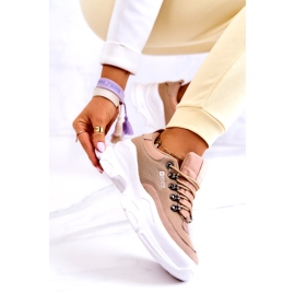 Pantofi sport dama Tenisi Big Star JJ274A222 Bej 7