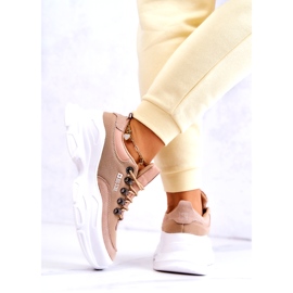 Pantofi sport dama Tenisi Big Star JJ274A222 Bej 6