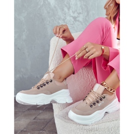 Pantofi sport dama Tenisi Big Star JJ274A222 Bej 1