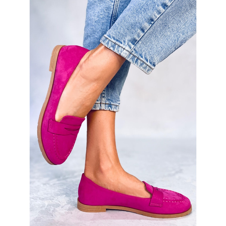 Mocasini dama Ponchet Fuchsia roz 2 Mocasini dama Ponchet Fuchsia roz 2
