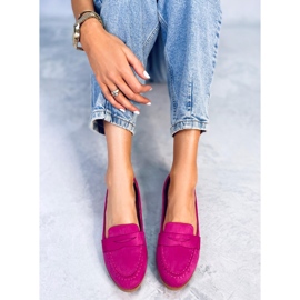 Mocasini dama Ponchet Fuchsia roz 1 Mocasini dama Ponchet Fuchsia roz 1