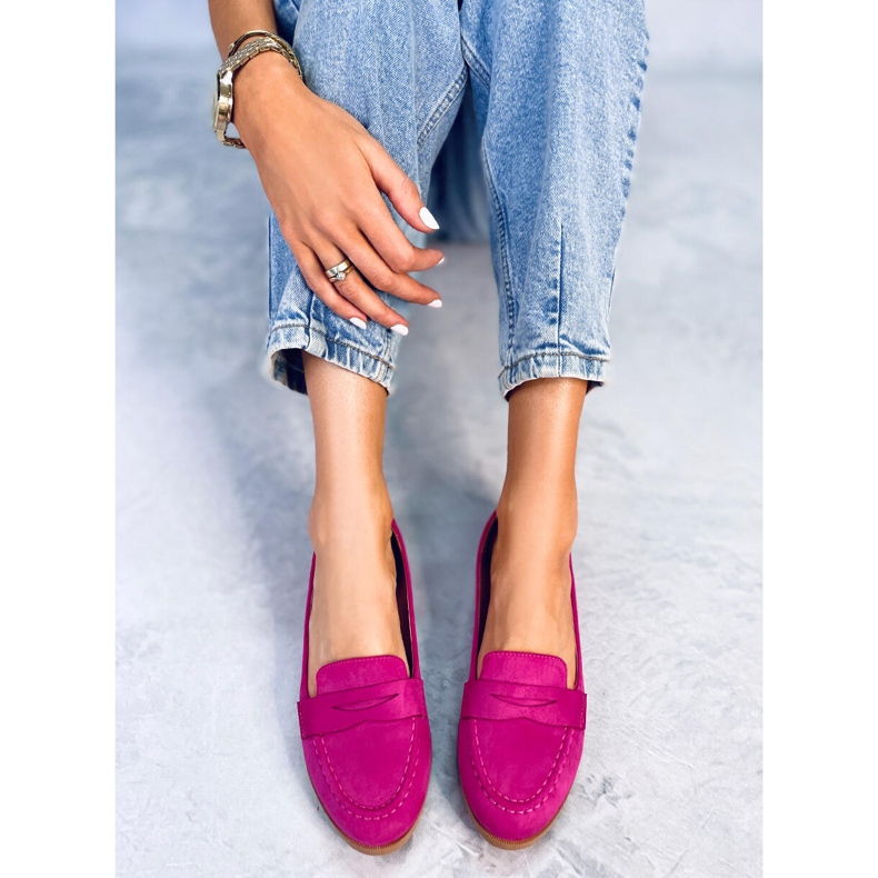 Mocasini dama Ponchet Fuchsia roz 1 Mocasini dama Ponchet Fuchsia roz 1