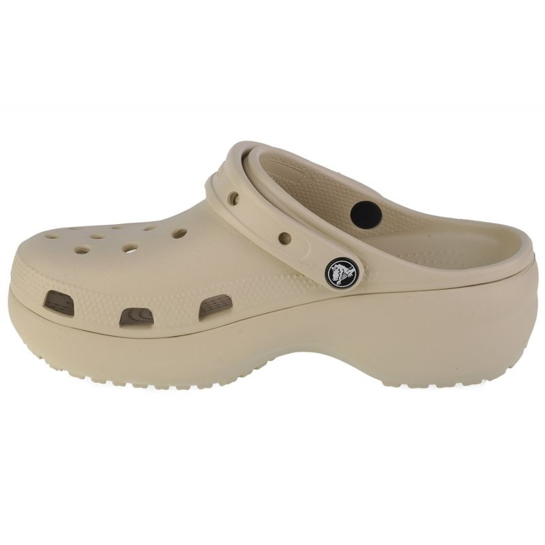 Slapi Crocs Classic Platform Clog 206750-2Y2 bej 1