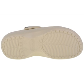 Slapi Crocs Classic Platform Clog 206750-2Y2 bej 3