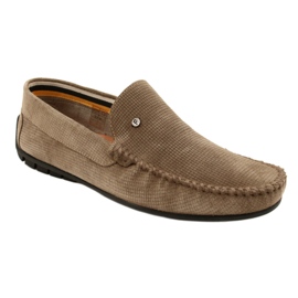 Filippo Mocasini barbatesti bej, piele intoarsa, MP923/23 TP, bej 1