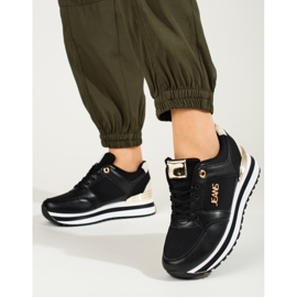 Adidași Shelovet cu platformă înaltă, negri negru 1